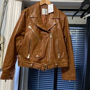 Brown anine bing leather jacket